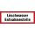 Hinweisschild Löschwasserentnahmestelle 30 x 10 cm Kunststoff