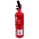 1 kg Aluminium Autofeuerlöscher Pia ABC mit Manometer + Halterung