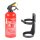 EXDINGER kompakter BC Pulver-Autofeuerlöscher gemäß DIN EN 3-7 (1 kg)