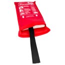 EXDINGER Feuerlöschdecke 100x100 cm gemäß DIN EN 1869:2001 (auch für Fettbrände)