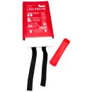 EXDINGER Feuerlöschdecke 100x100 cm in Kunststoffbox gemäß DIN EN 1869:2001 (auch für Fettbrände)