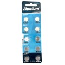 10 x Camelion, AG13  LR44 LR1154  357 Alkaline  Batterie...