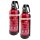 Doppelpack 2 kg ABC Aluminium-Pulverfeuerlöscher mit 4 LE KFZ Halterung, Manometer