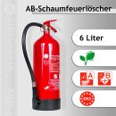 AB-Schaumfeuerlöscher 6L fluorfrei 6LE Dauerdruck 21A 144B Aluminium (FS6-LH XF)
