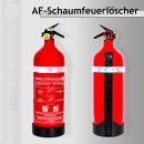 AF-Schaumfeuerlöscher 2 l fluorfrei 5A 5 F Fettbrände Aluminium (WS2-YP)