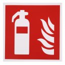 Feuerlöscher Hinweisschild  ISO 7010  zum Aufkleben...