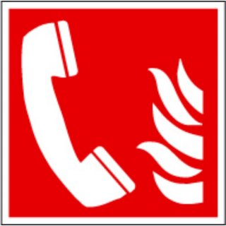 Hinweisschild Brandmeldetelefon ISO7010